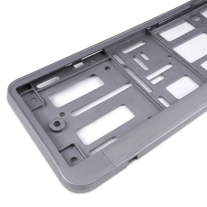 Рамка под номерной знак двусоставная (серебристый металлик) AVS RN-16