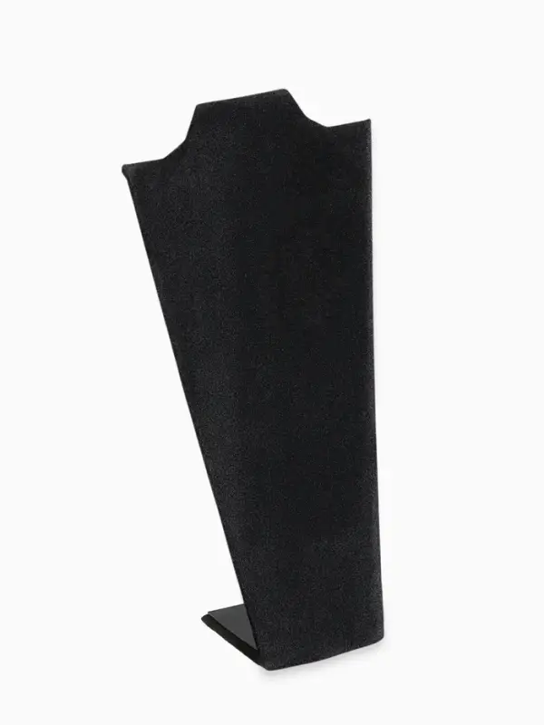 Бюст для украшений QF, 10.5&times;5.5&times;22 см, h=22 см, чёрный