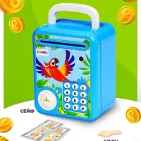 Музыкальная игрушка ZABIAKA &laquo;Супер сейф&raquo;, голубой