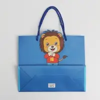 Пакет подарочный, упаковка, &laquo;Львёнок в кармашке&raquo;, 23 х 9