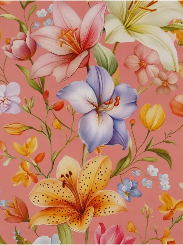 Пакет подарочный &laquo;Цветы&raquo;, 31&times;40&times;11.5 см