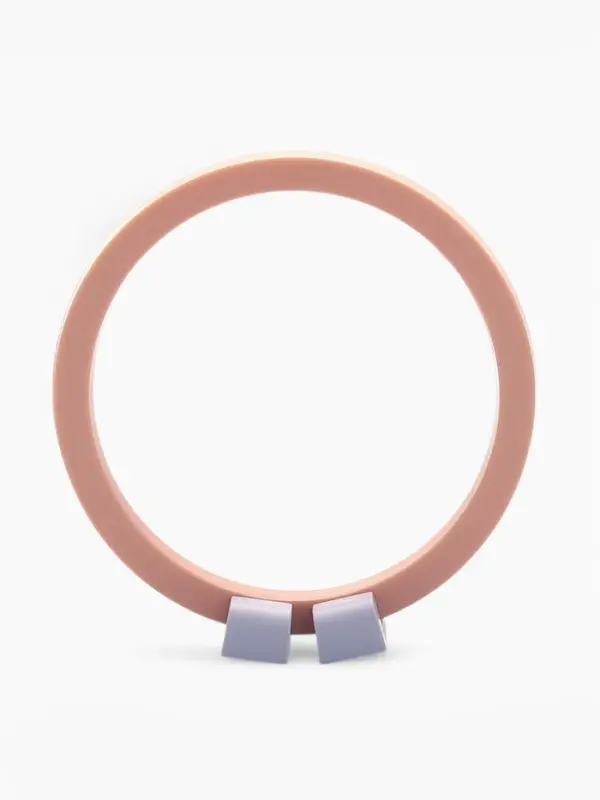 Подставка для украшений &laquo;QF. Круг&raquo;, 11.5&times;11.5&times;4.5 см, розовая