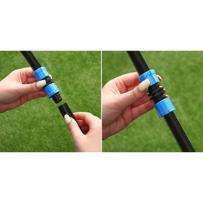 Муфта-соединитель для капельной ленты, 16 мм, пластик, Greengo Муфта-соединитель для капельной ленты, 16 мм, пластик, Greengo