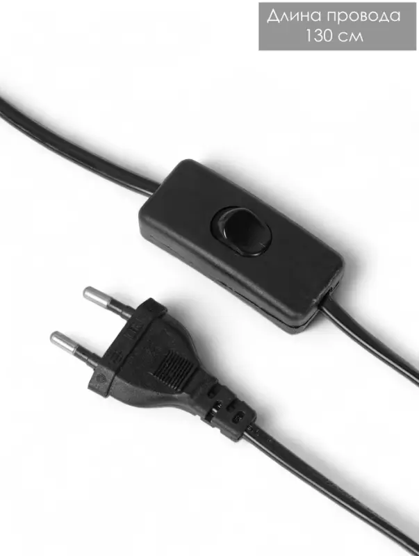 Лампа настольная &laquo;Тики&raquo; E14. 1х40Вт, белый, RISALUX