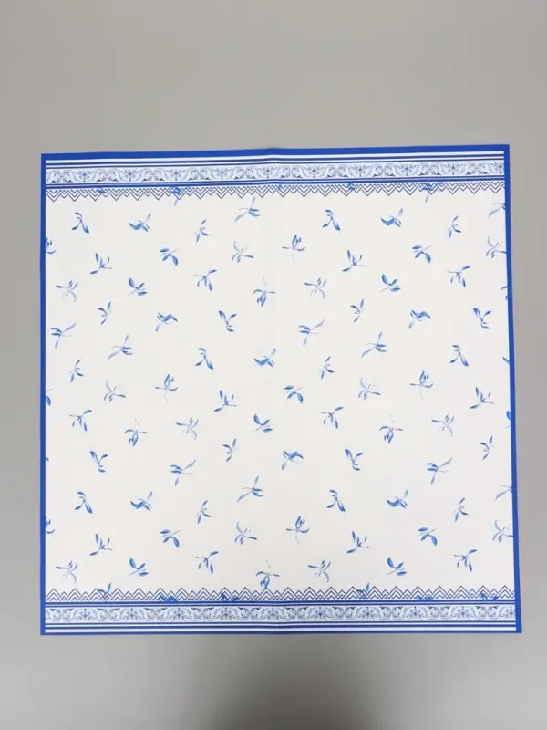 Пленка для цветов, "Эскиз", белая, 57х57 см