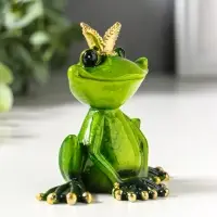 Фигурка полистоун лак &laquo;Царевна-лягушка&raquo;, 8.8&times;5.5&times;8.5 см