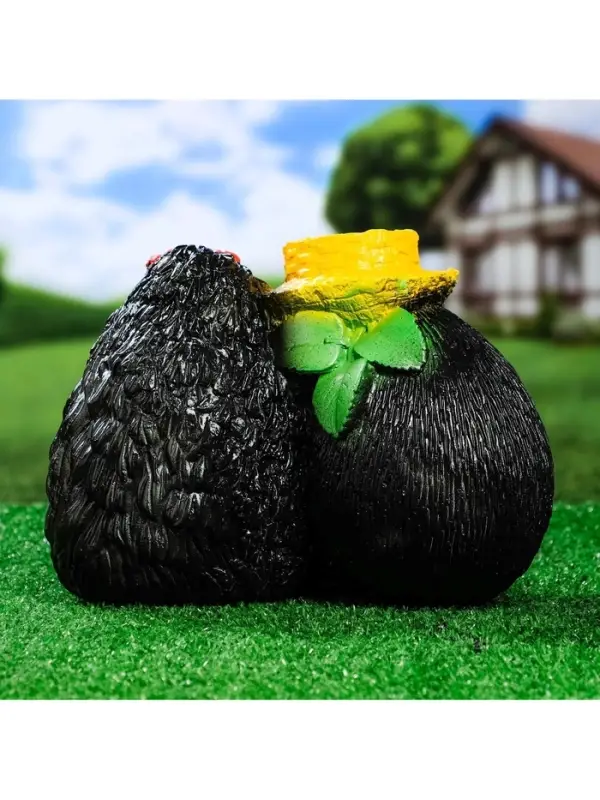 Садовая фигура из гипса &laquo;Ёжики признание в любви&raquo;, 23&times;17&times;22 см