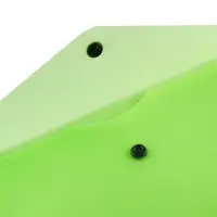 Папка-конверт на кнопке А5, 150 мкм, Calligrata Neon, полупрозрачная, неон салатовый