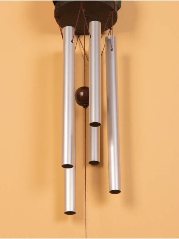 Музыка ветра Музыка ветра "Совёнок" дерево, алюминий, 8х8х80 см,