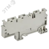 ARMAFIX Клемма пружинная CX6-3 6мм2 трехконтактная серая IEK