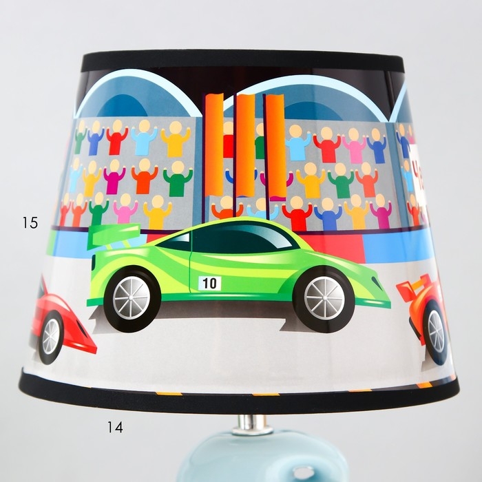 Настольная лампа  Настольная лампа "Тачки" Е14 15Вт 25х25х38 см RISALUX