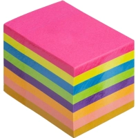 Стикеры  с клеев.краем 38x51 мм, 400 лист, 8 неоновых цв