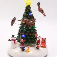 Фигура светодиодная &laquo;Елка&raquo; 25&times;18 см, муз, USB, AAx3 (не в комплекте), МУЛЬТИ