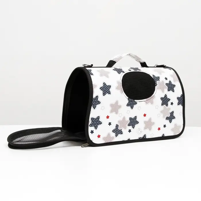 Сумка - переноска для животных &laquo;Звёзды&raquo;, размер L, 53&times;21&times;29 см