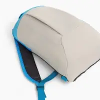 Рюкзак спортивный TEXTURA, на молнии, с карманом, размер 20&times;11&times;39 см, бежевый/голубой