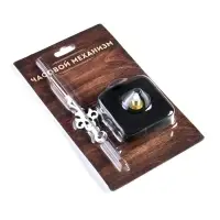 Часовой механизм со стрелками &laquo;Соломон-3&raquo;, плавный ход, шток 16 мм, стрелки 60/88/90 мм, серебристые