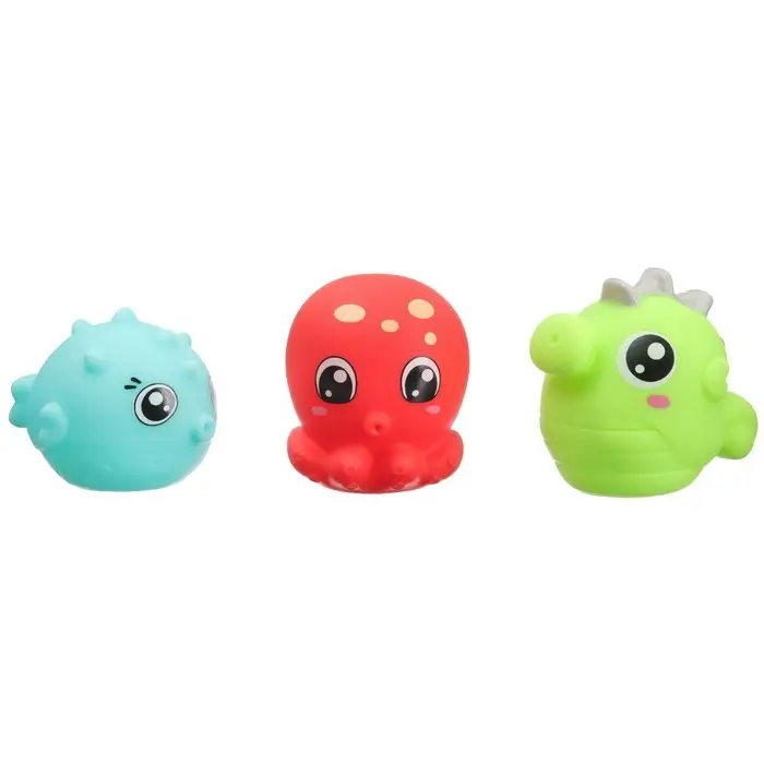 Игрушки для ванны световые эффекты &laquo;Поймай рыбку&raquo;, ковш, брызгалки, в наборе 4 шт.