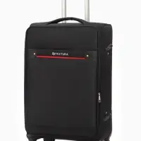 Чемодан на колёсах TEXTURA, кодовый замок, с увеличением, 42&times;26&times;68 см, 24", чёрный