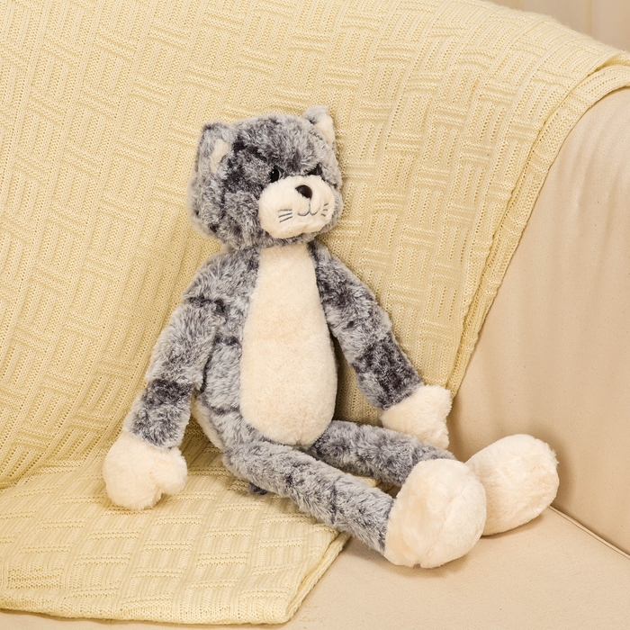 Мягкая игрушка «Кот», 50 см, цвет серый Мягкая игрушка «Кот», 50 см, цвет серый