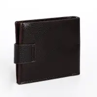 Портмоне мужское на магните, отдел для купюр, для карт, флотер, коричневое