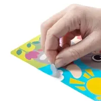 Набор для творчества. Аппликация фольгой "Единорог" размер 138х165 мм (конверт, 6 цв)