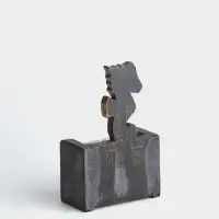 Календарь настольный &laquo;Морской конек&raquo;, 7&times;4&times;10 см, дерево, серый