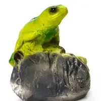 Садовая фигура из гипса &laquo;Ящерица на камне&raquo;, 16.5&times;13&times;16 см