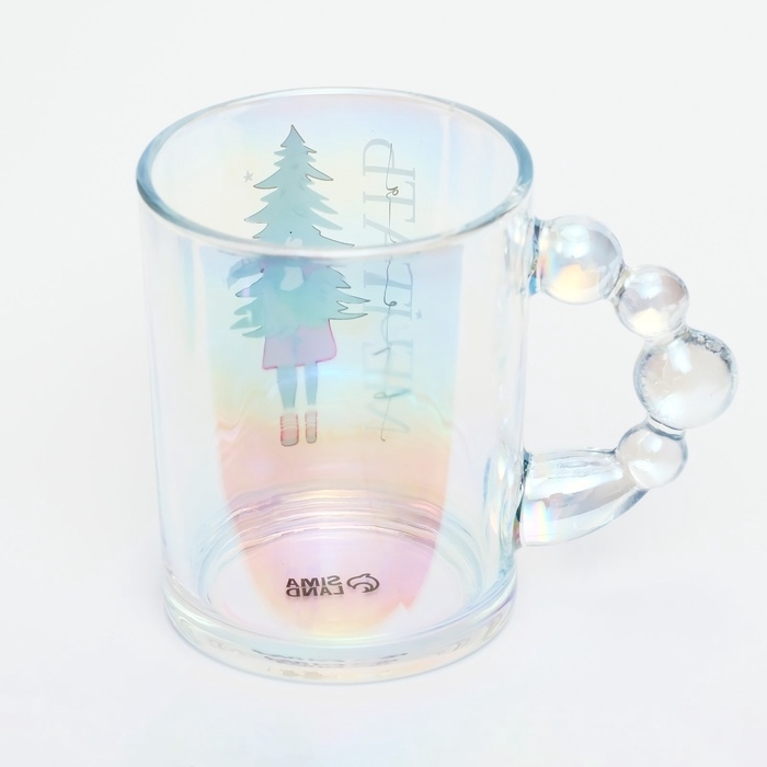 Новый год. Кружка стеклянная «Мечтать», 350 мл Новый год. Кружка стеклянная «Мечтать», 350 мл