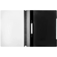 Скоросшиватель пластиковый Attache, А4, Элементари, черный 10шт/уп