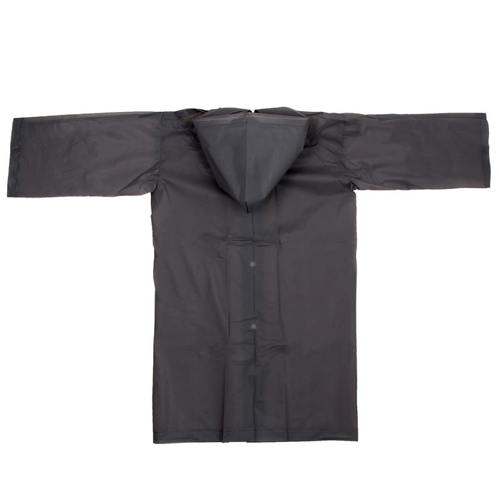 Дождевик детский со светоотражающими наклейками, рост 120-160 см, серый Дождевик детский со светоотражающими наклейками, рост 120-160 см, серый