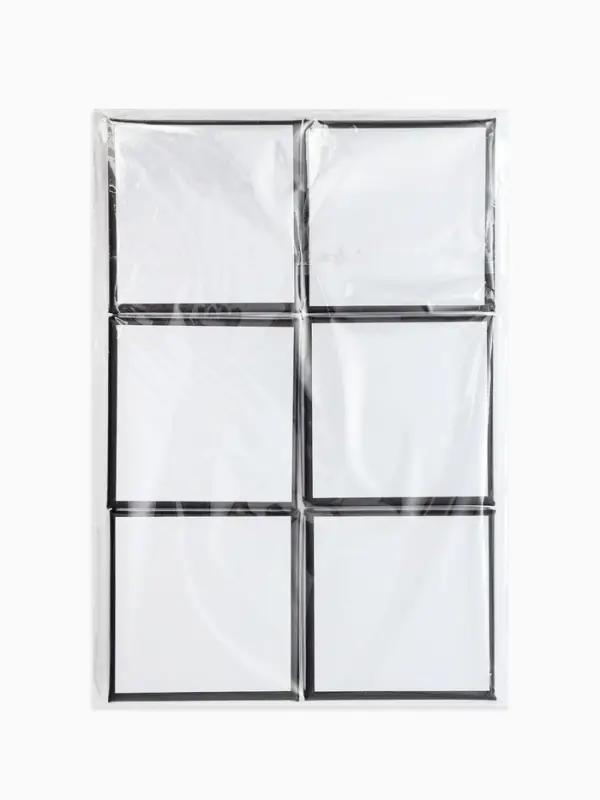 Набор коробочек подарочных 6 шт. под набор &laquo;Стиль&raquo;, 9&times;9 см, цвет чёрно-белый (10901369)