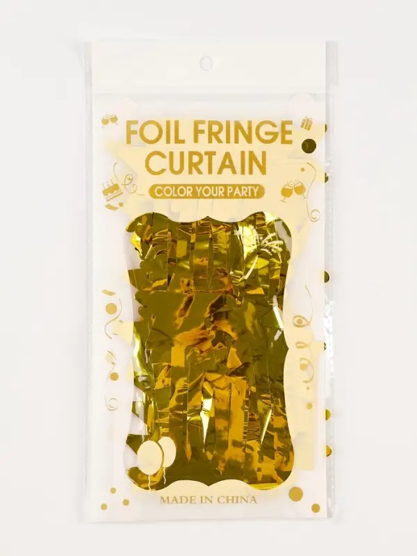 Занавес для фотозоны &laquo;Звёзды&raquo; цвет золотой 1*2 м