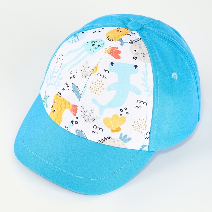 Кепка детская для мальчика «Подводный мир», р-р. 48-50 Кепка детская для мальчика «Подводный мир», р-р. 48-50