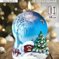 Свеча декоративная &laquo;Зимний вечер&raquo; 11&times;11&times;14 см