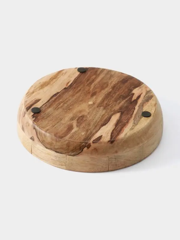 Блюдо &laquo;Оттенки сирени&raquo;, 25.5&times;25.5&times;6 см, дерево манго