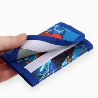 Кошелек детский на липучке &laquo;Супергерой&raquo;, синий 9&times;9&times;1