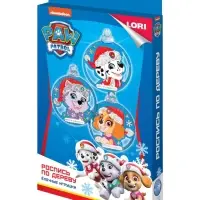 Роспись по дереву. Елочные игрушки Щенячий патруль "Скай, Эверест и Маршалл" Фнс-011