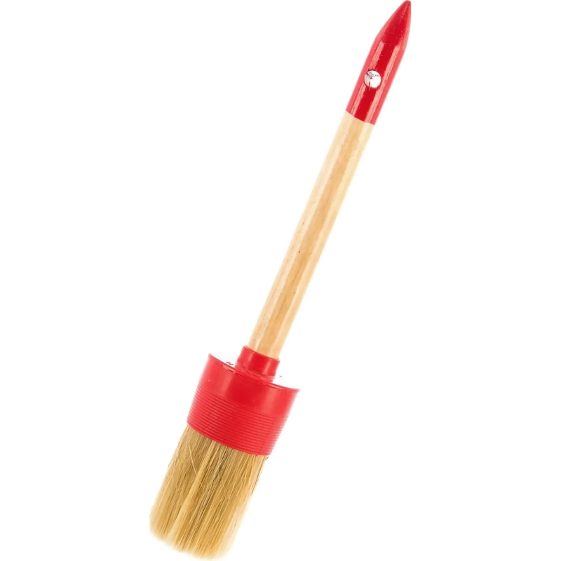 Кисть круглая STAYER MASTER, светлая натурал. щетина, №6 x 30мм 0141-30