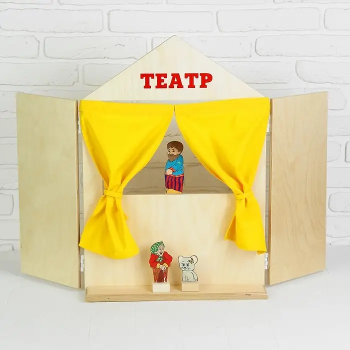 Ширма для кукольного театра Краснокамская игрушка, 88&times;60 см