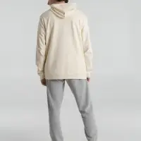 Толстовка с капюшоном унисекс Hoodie, светло-желтая, размер S