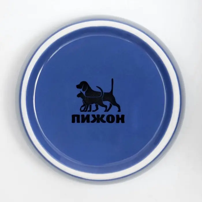 Миска, 100 мл, 10&times;3.2 см, керамика, синяя