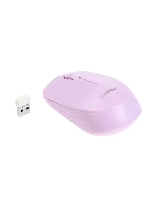 Мышь Smartbuy ONE 202AG-V, беспроводная, 3 кнопки, 1200 dpi, USB, 1хАА, фиолетовая Мышь Smartbuy ONE 202AG-V, беспроводная, 3 кнопки, 1200 dpi, USB, 1хАА, фиолетовая