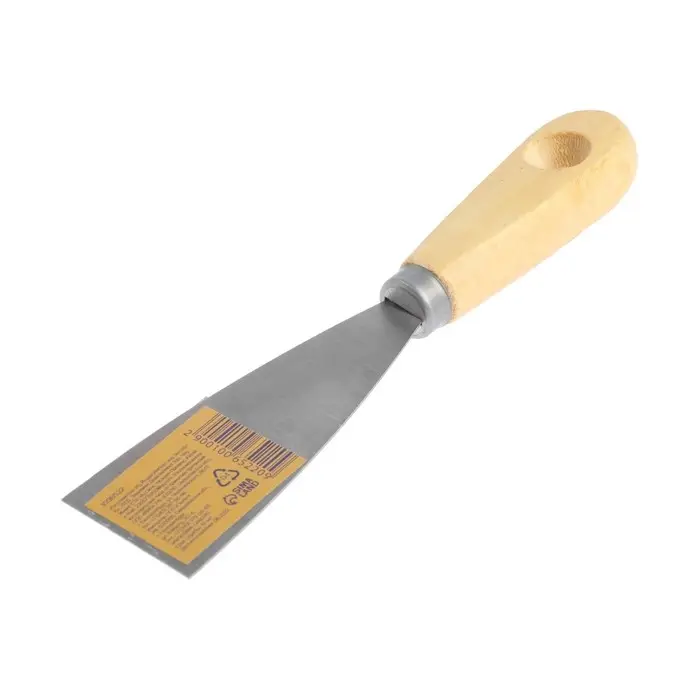 Шпатель малярный ТУНДРА, металлический, деревянная рукоятка, 40 мм Шпатель малярный ТУНДРА, металлический, деревянная рукоятка, 40 мм