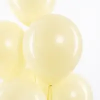 Воздушные шары латексные 12" &laquo;Жёлтый&raquo;, макарунс, 50 шт.