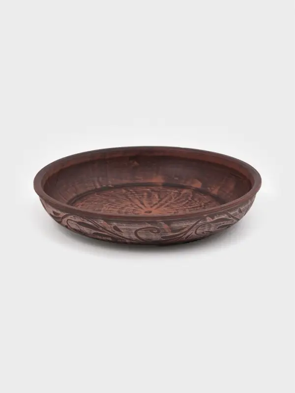 Форма для запекания &laquo;Ангоб&raquo;, 670 мл, d=21 см, красная глина