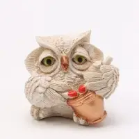Фигурка декоративная &laquo;Сова с барабаном&raquo;, 5&times;5&times;6 см