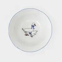 Салатник Добрушский завод &laquo;Гуси&raquo;, 300 мл, d=14 см, фарфор, белый