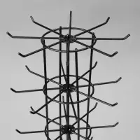 Вертушка, 5 ярусов по 8 крючков, 20&times;20&times;60, чёрная