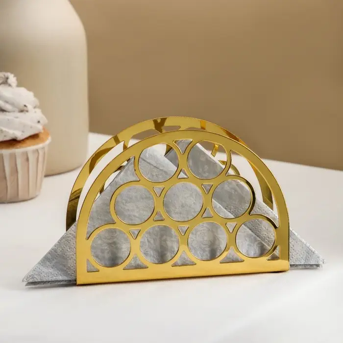 Салфетница Mercy, 13&times;9&times;3.5 см, золотистая
