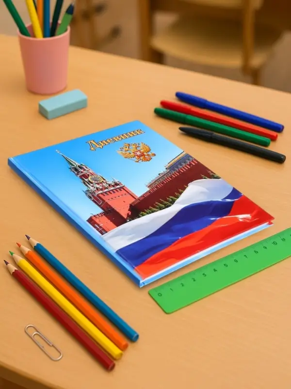 Дневник школьный для 1-11 классов, &laquo;Символика-1&raquo;, твёрдая обложка 7БЦ, глянцевая ламинация, 40 листов